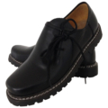 Almsach Haferlschuhe Herren schwarz aus Glattleder klassische Trachtenschuhe