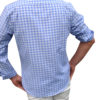 Karohemd Trachtenhemd Hemden Herren Baumwolle Kariert Almsach Blau Weiß Freizeit