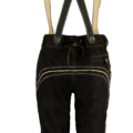 rueckenansicht Almsach Trachtenlederhose Herren Ziegenvelours