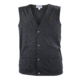Vegane Herren Trachten Strickweste / Cardigan Grau