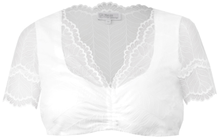 Dirndlbluse MarJo Abensberg Off-White Kurzarm Damen