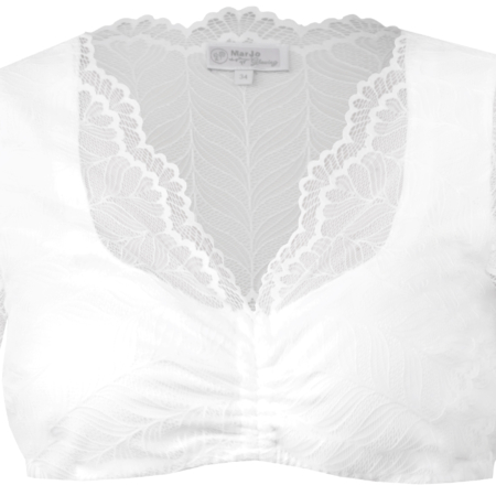 Dirndlbluse MarJo Abensberg Off-White Kurzarm Damen
