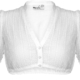 Dirndlbluse MarJo Emma Linda Halbarm Off White