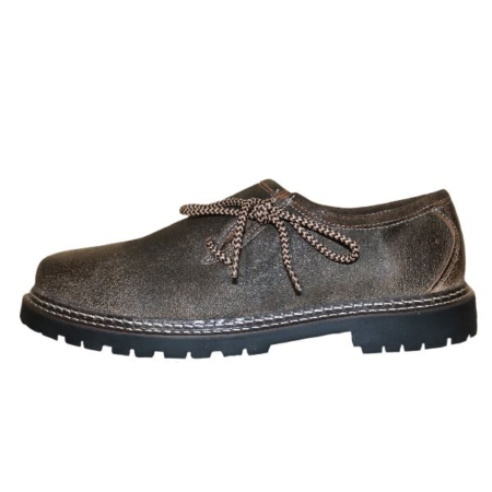 Haferlschuhe Herren Braun aus Ziegenleder Nappa klassisch