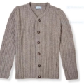 Herren Trachten Strickjacke Braun Melliert Almsach Trachtenjacke