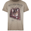 Hangowear Trachtenshirt Männerabend braun Herren